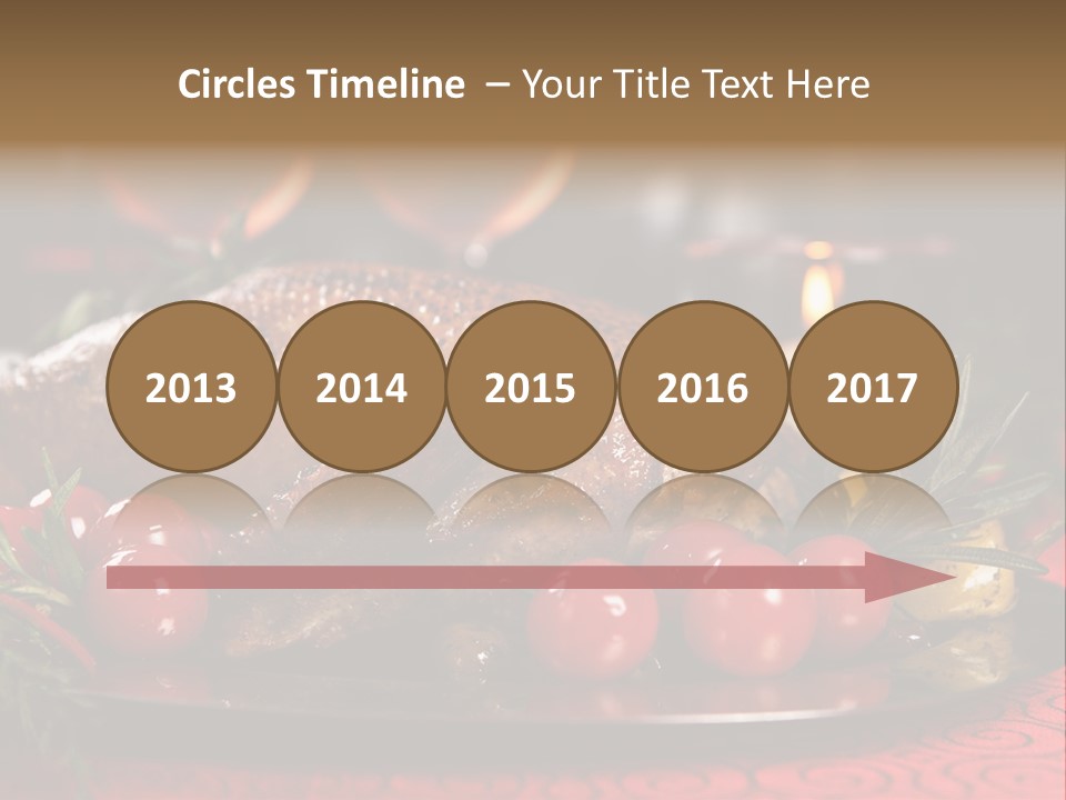 Meat Thanksgiving Onions PowerPoint Template