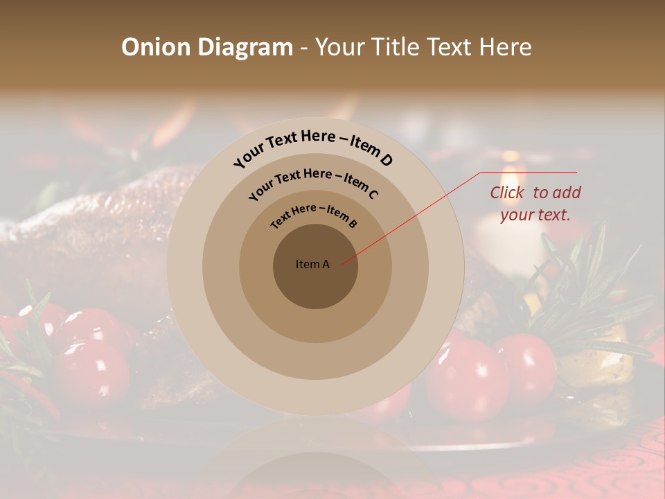 Meat Thanksgiving Onions PowerPoint Template