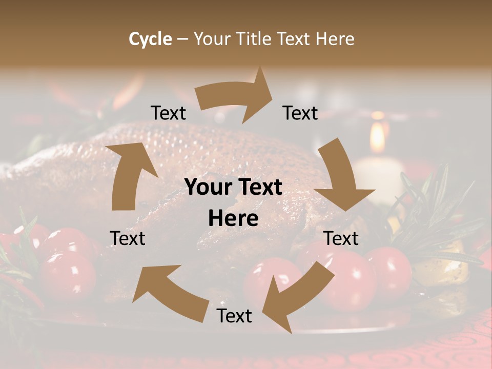 Meat Thanksgiving Onions PowerPoint Template