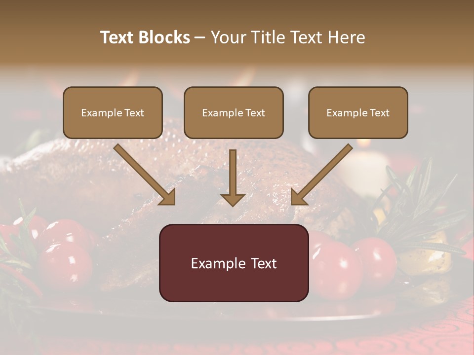 Meat Thanksgiving Onions PowerPoint Template