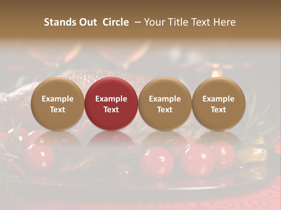 Meat Thanksgiving Onions PowerPoint Template