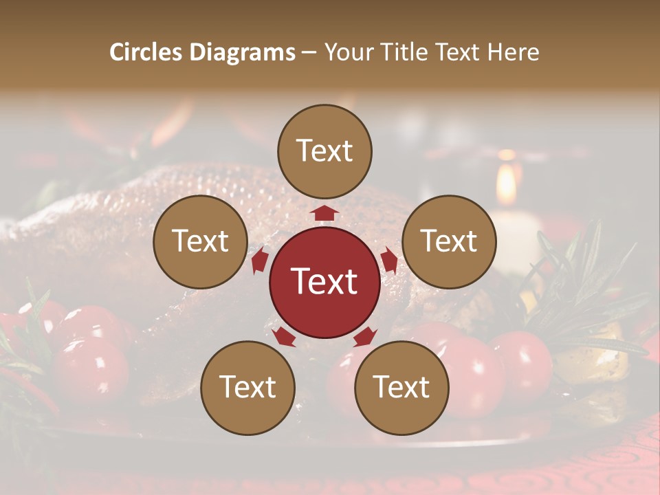 Meat Thanksgiving Onions PowerPoint Template