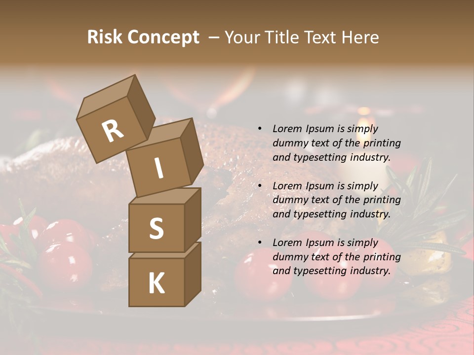 Meat Thanksgiving Onions PowerPoint Template