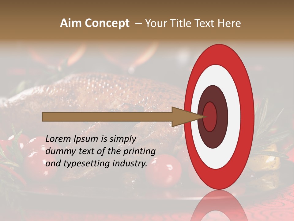 Meat Thanksgiving Onions PowerPoint Template