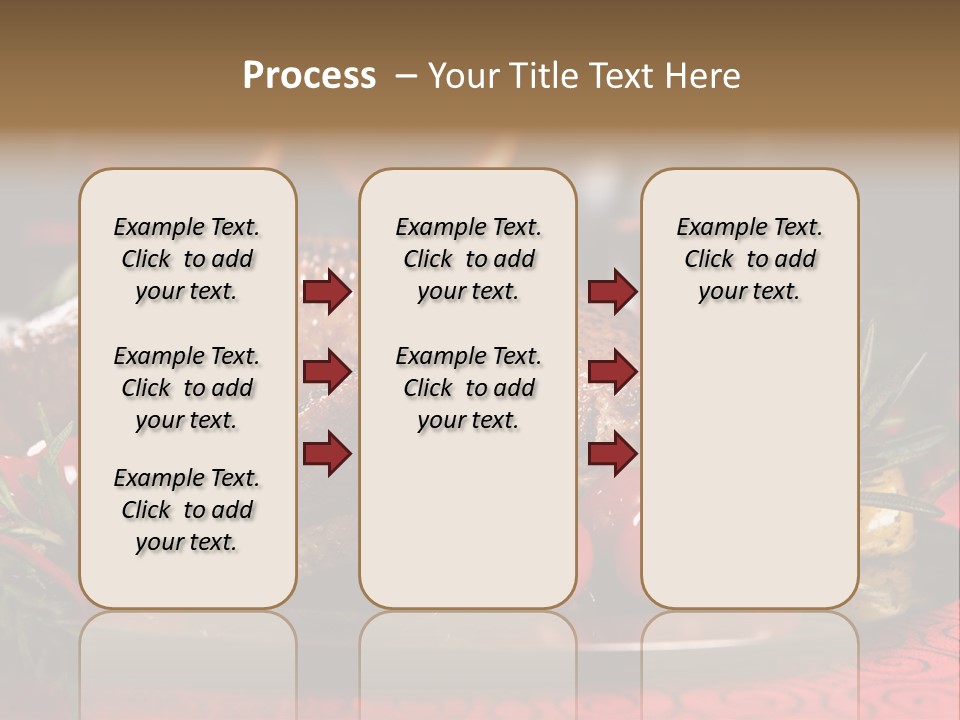 Meat Thanksgiving Onions PowerPoint Template