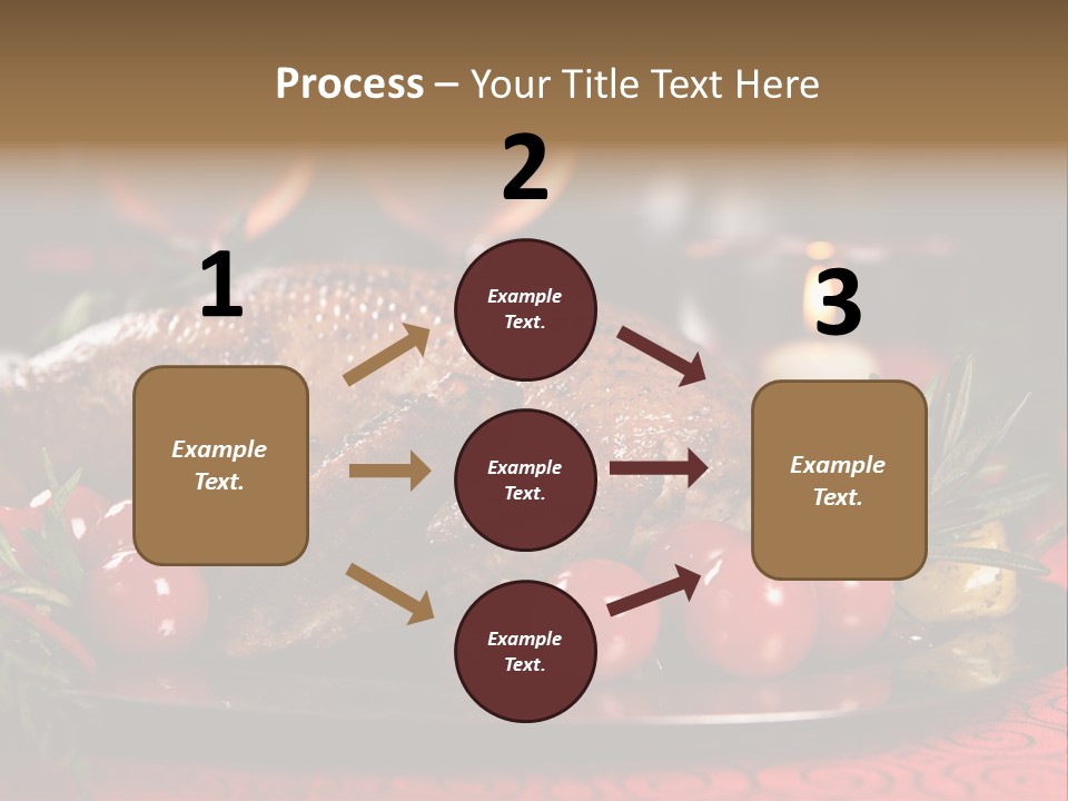 Meat Thanksgiving Onions PowerPoint Template