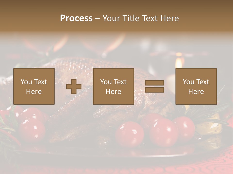 Meat Thanksgiving Onions PowerPoint Template