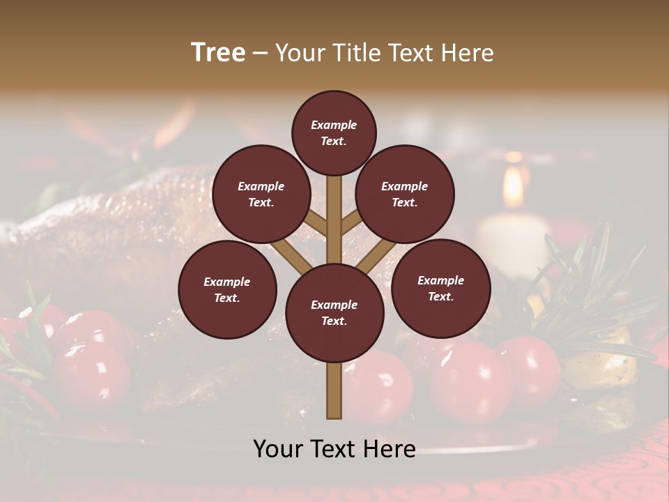 Meat Thanksgiving Onions PowerPoint Template