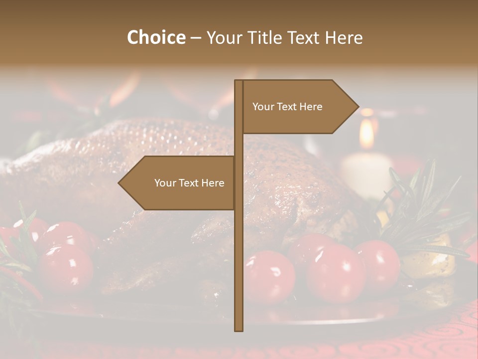 Meat Thanksgiving Onions PowerPoint Template