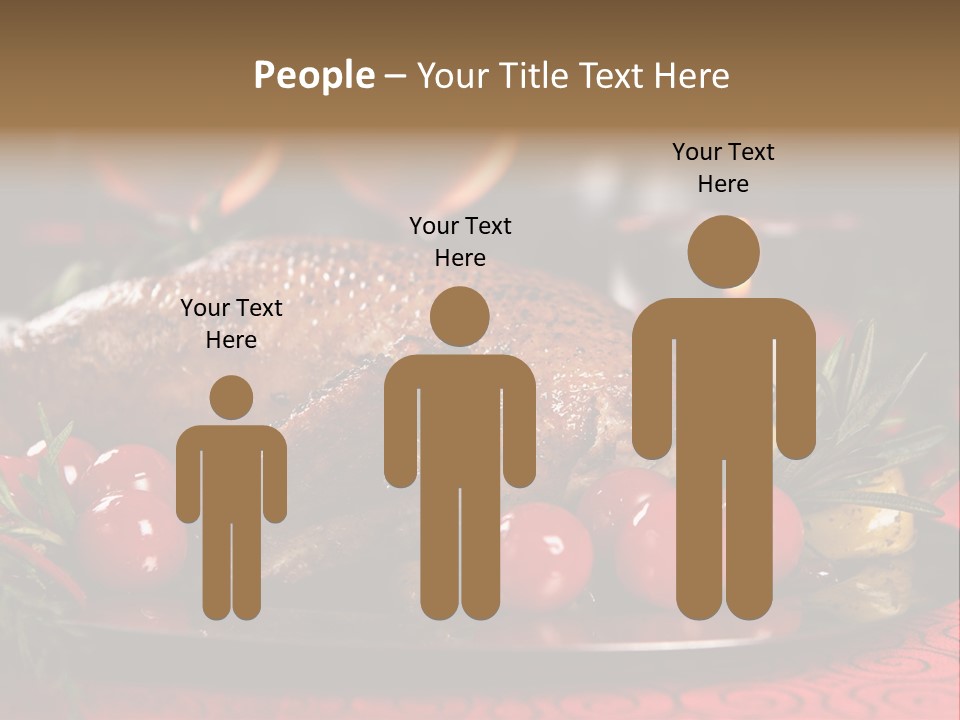 Meat Thanksgiving Onions PowerPoint Template