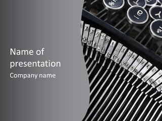 Bar Grungy Design PowerPoint Template