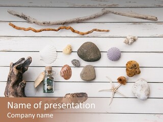 Life Wood Decor PowerPoint Template