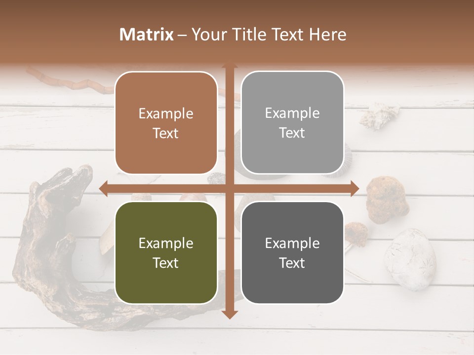 Life Wood Decor PowerPoint Template