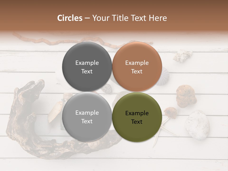 Life Wood Decor PowerPoint Template