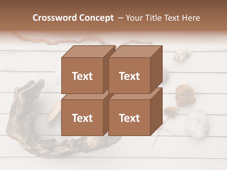 Life Wood Decor PowerPoint Template