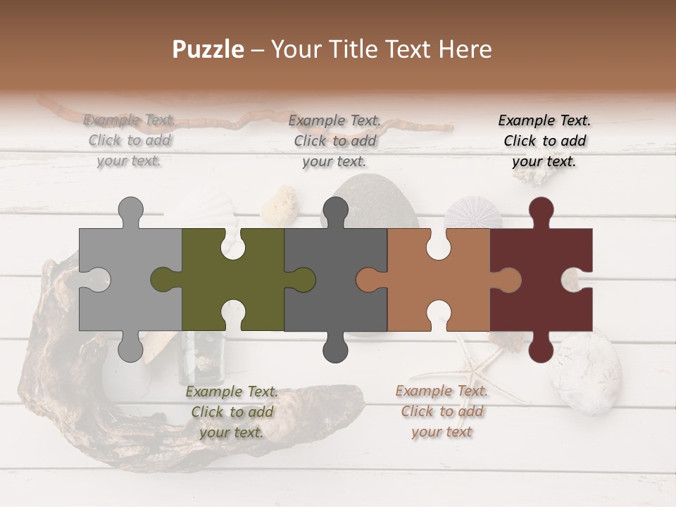 Life Wood Decor PowerPoint Template