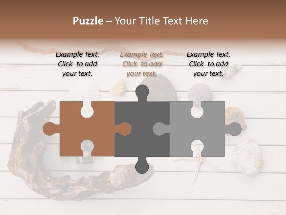 Life Wood Decor PowerPoint Template