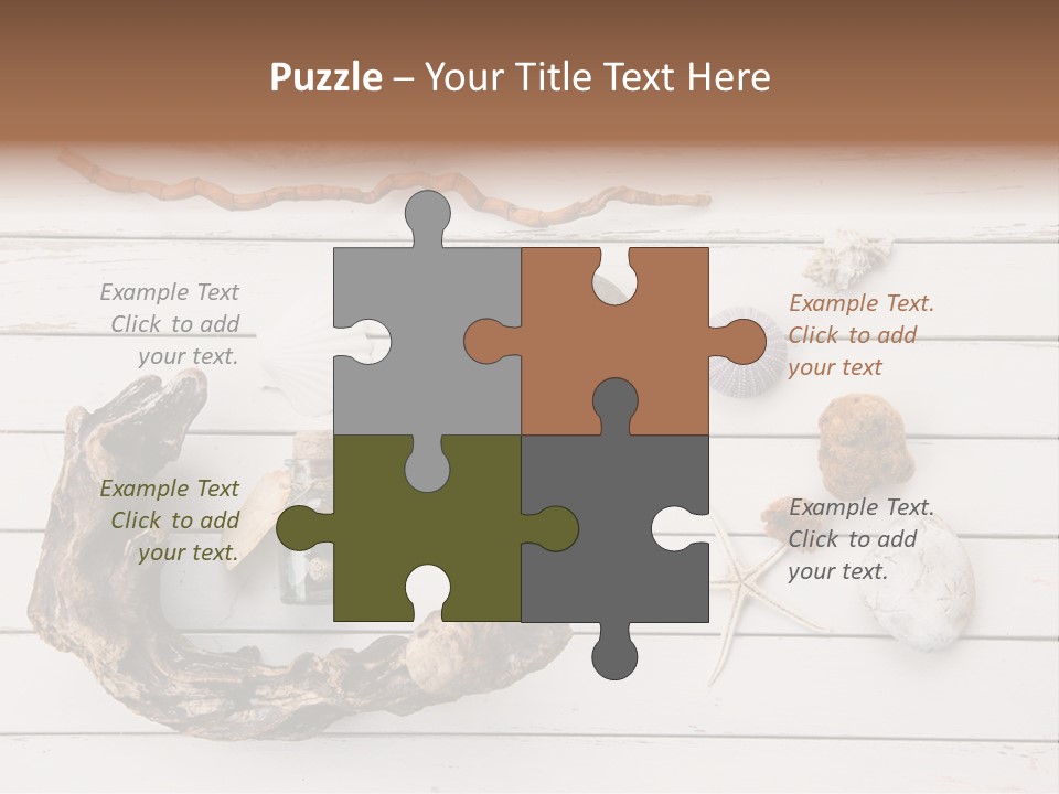 Life Wood Decor PowerPoint Template