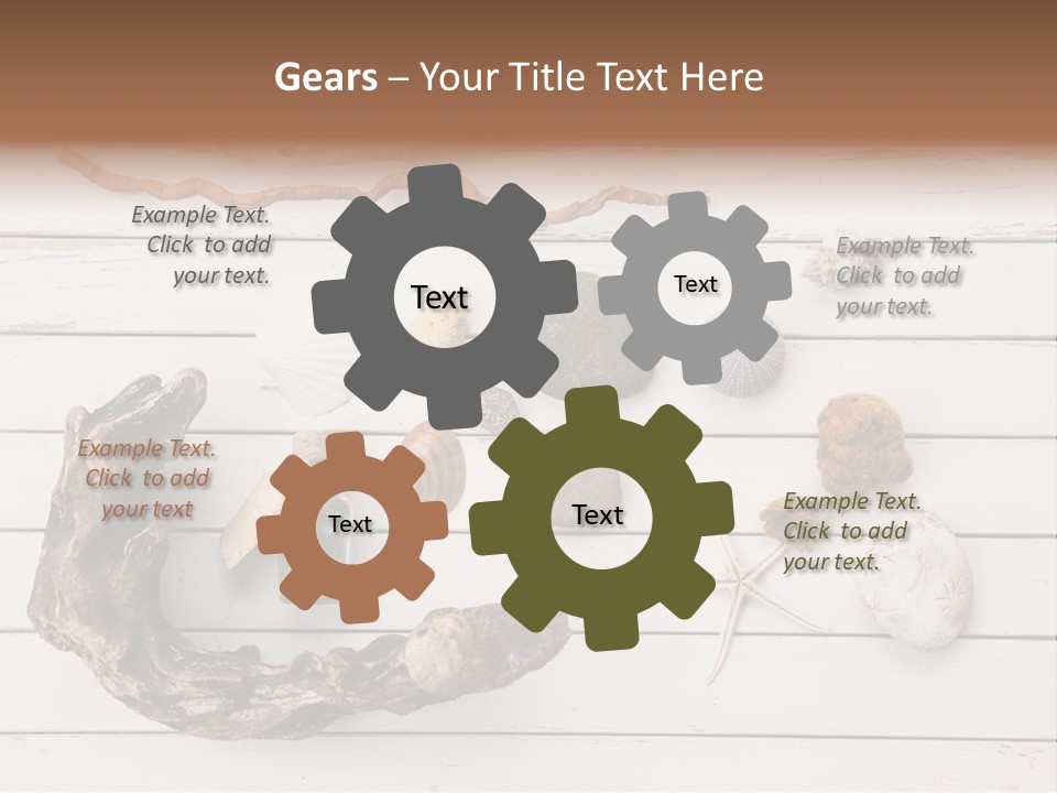 Life Wood Decor PowerPoint Template