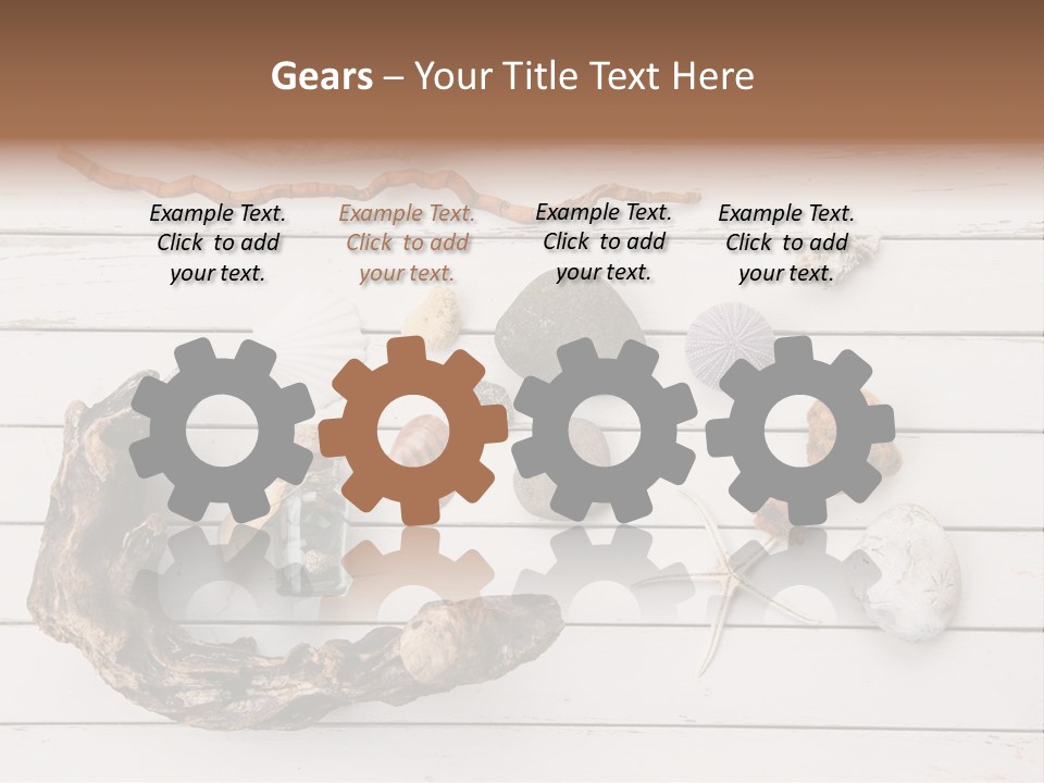 Life Wood Decor PowerPoint Template