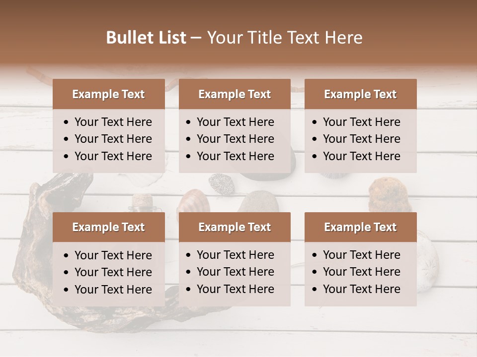 Life Wood Decor PowerPoint Template