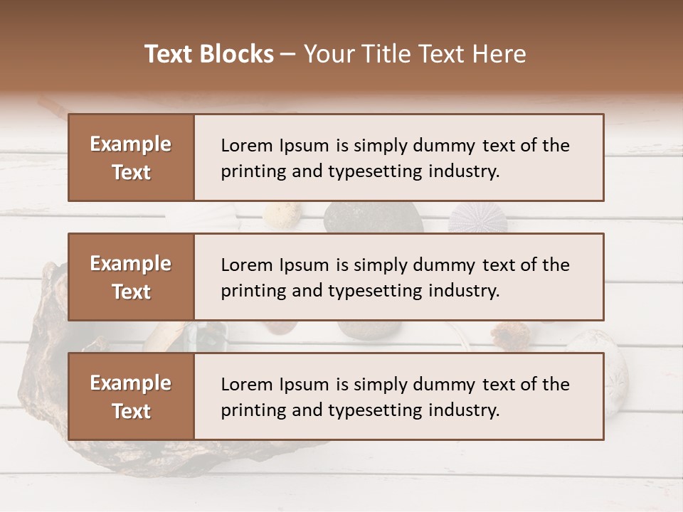 Life Wood Decor PowerPoint Template
