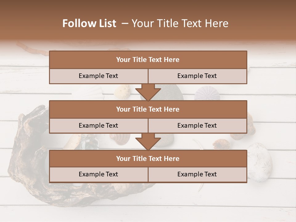Life Wood Decor PowerPoint Template