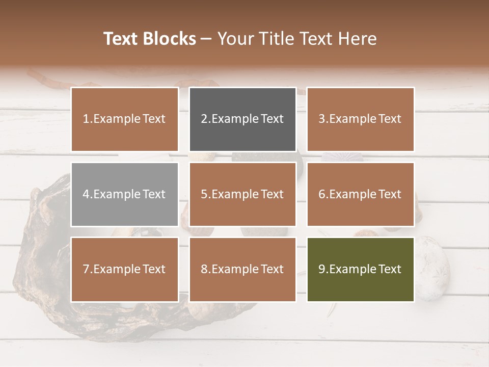 Life Wood Decor PowerPoint Template