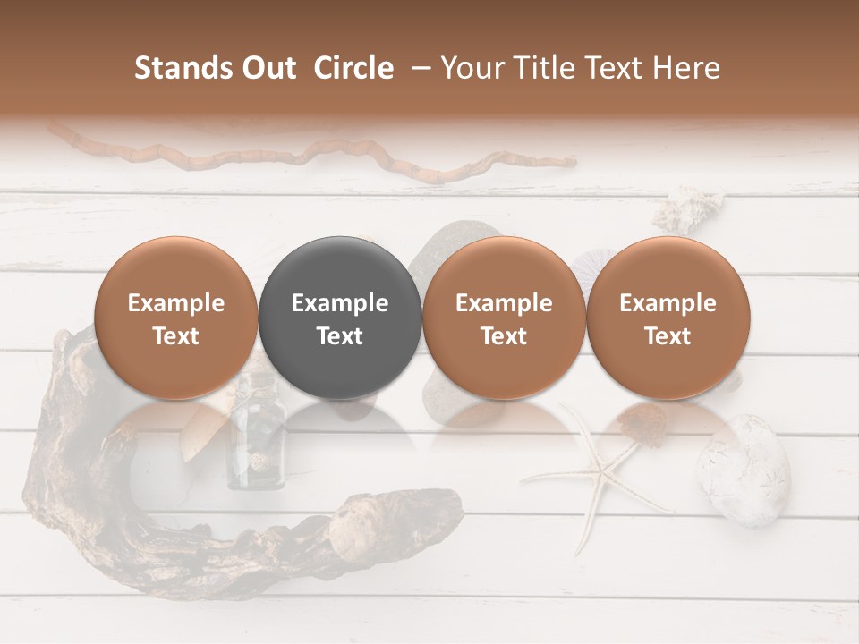 Life Wood Decor PowerPoint Template