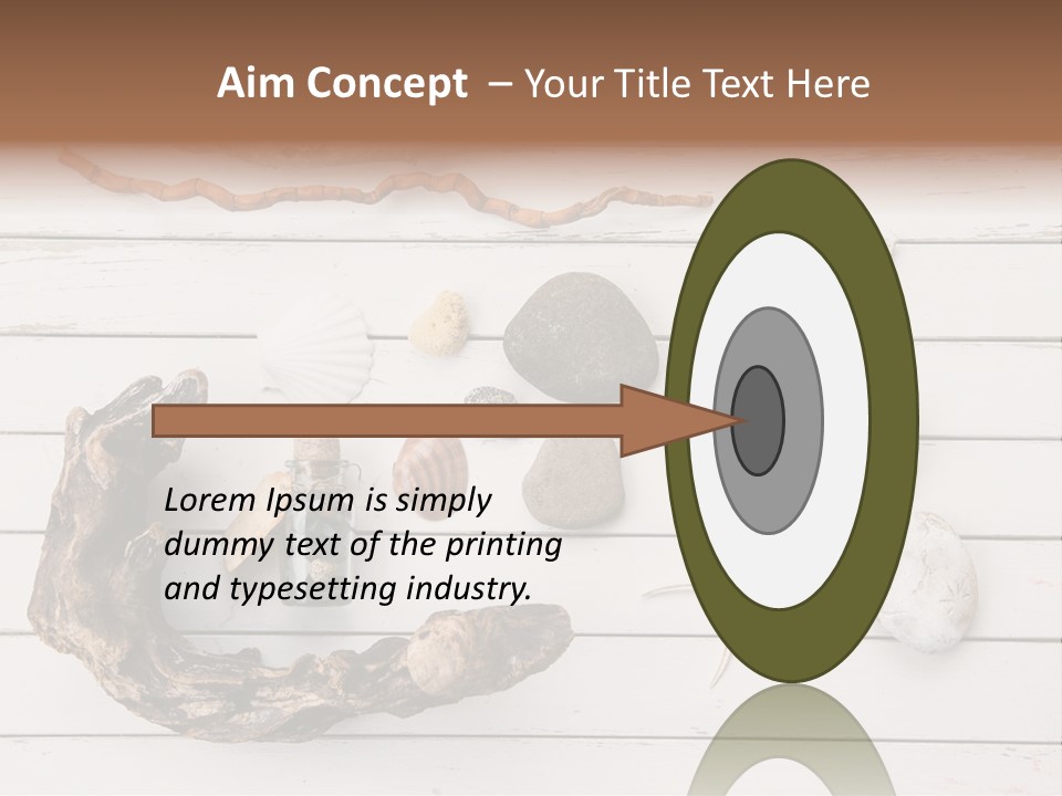 Life Wood Decor PowerPoint Template