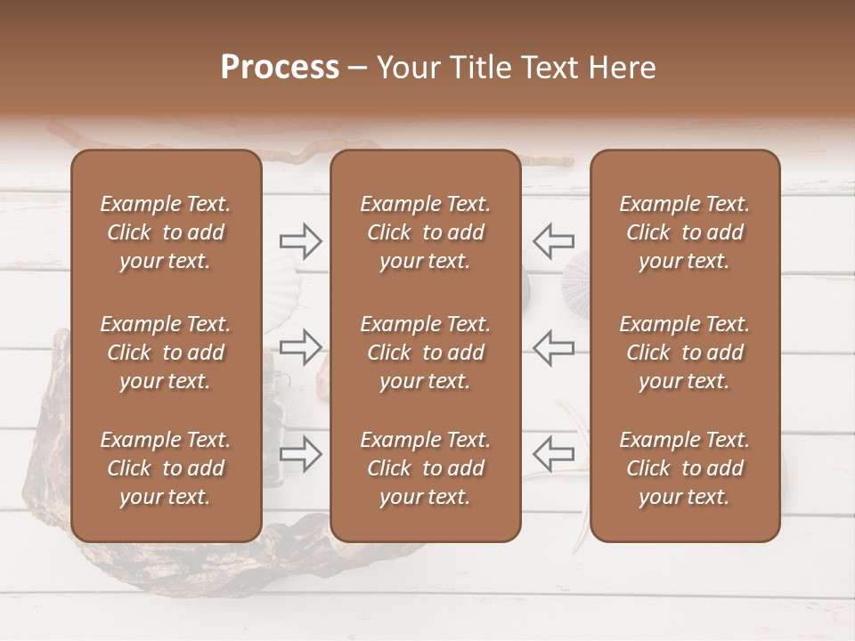 Life Wood Decor PowerPoint Template