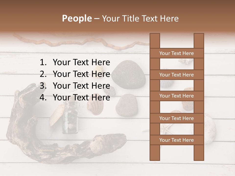 Life Wood Decor PowerPoint Template