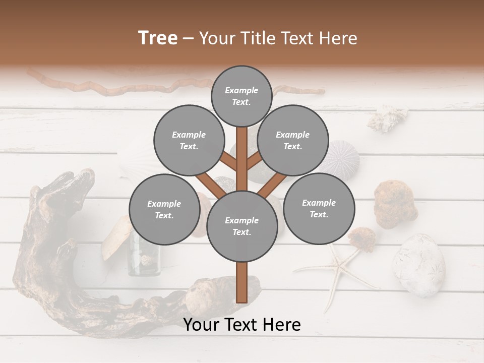 Life Wood Decor PowerPoint Template