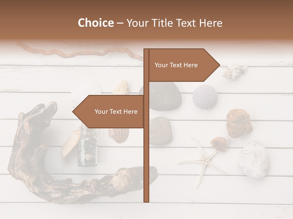 Life Wood Decor PowerPoint Template