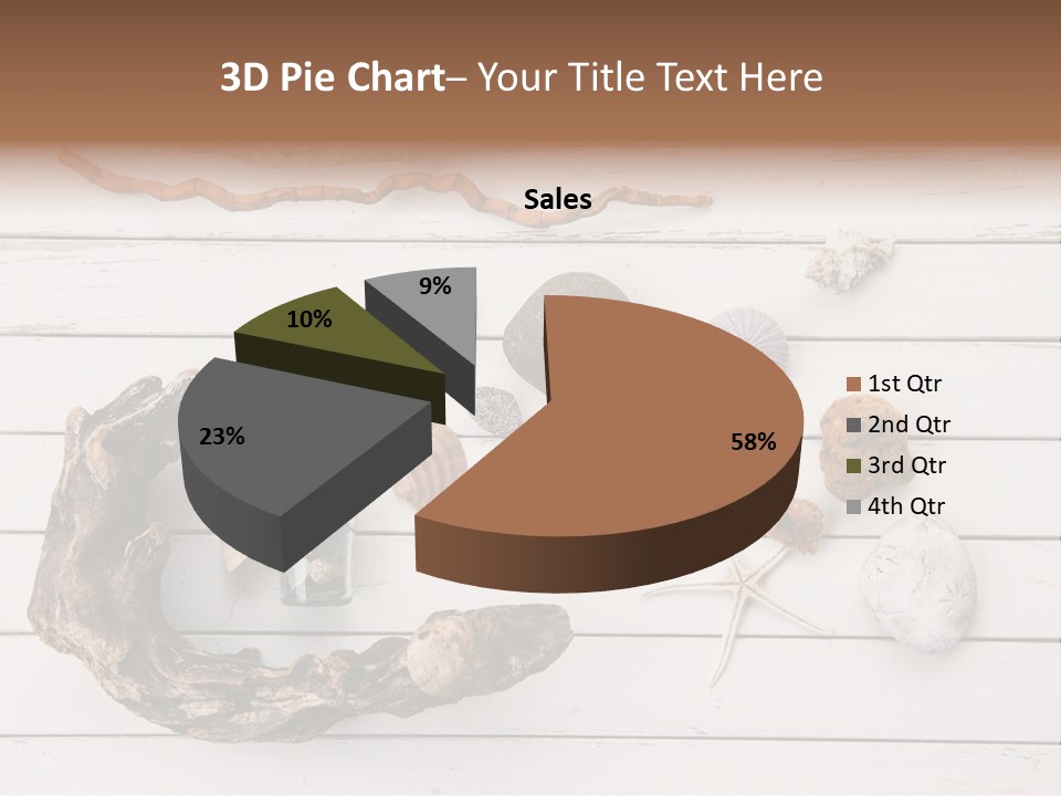 Life Wood Decor PowerPoint Template
