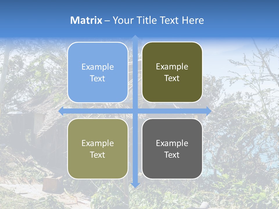 Danger Boracay Hurricane PowerPoint Template