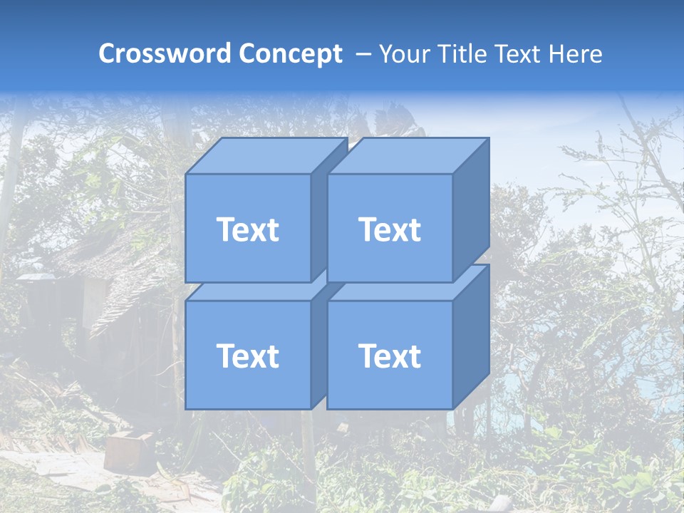 Danger Boracay Hurricane PowerPoint Template