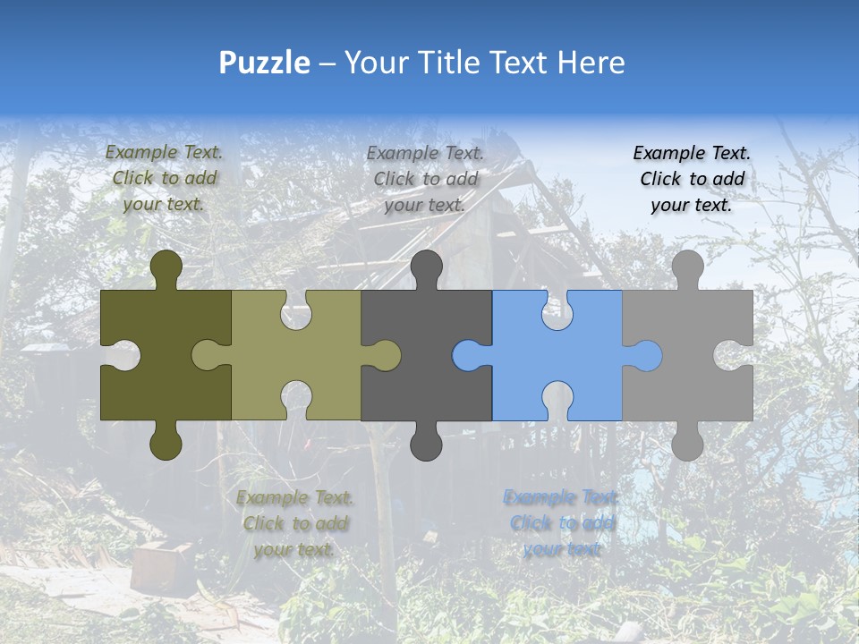 Danger Boracay Hurricane PowerPoint Template