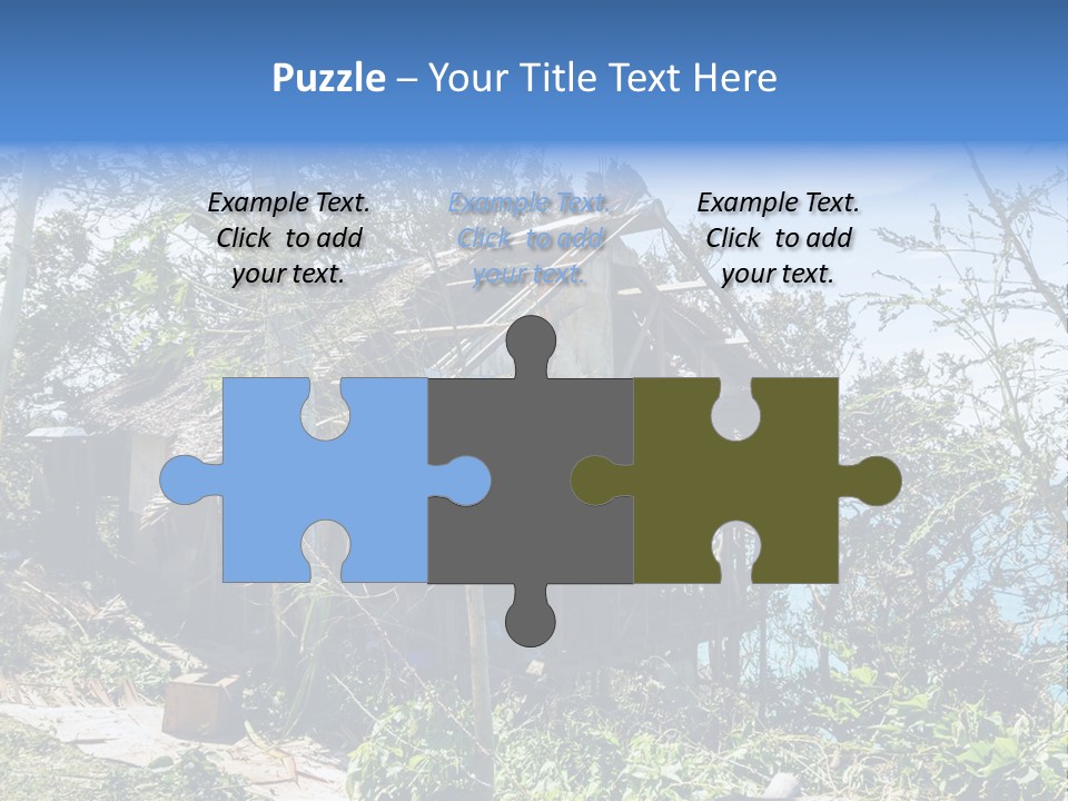 Danger Boracay Hurricane PowerPoint Template