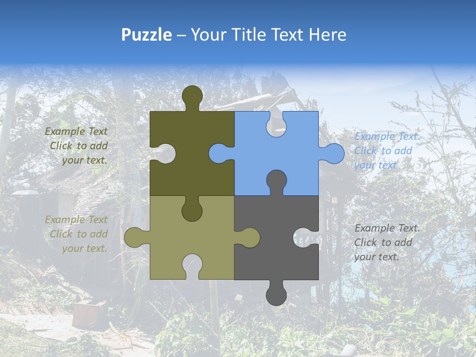 Danger Boracay Hurricane PowerPoint Template