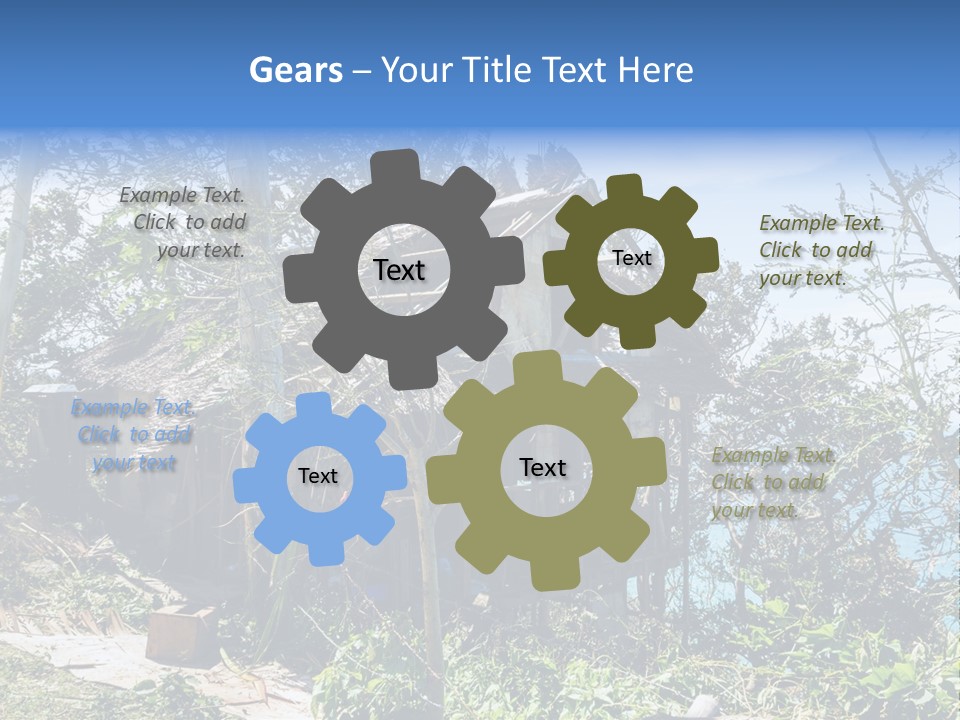 Danger Boracay Hurricane PowerPoint Template
