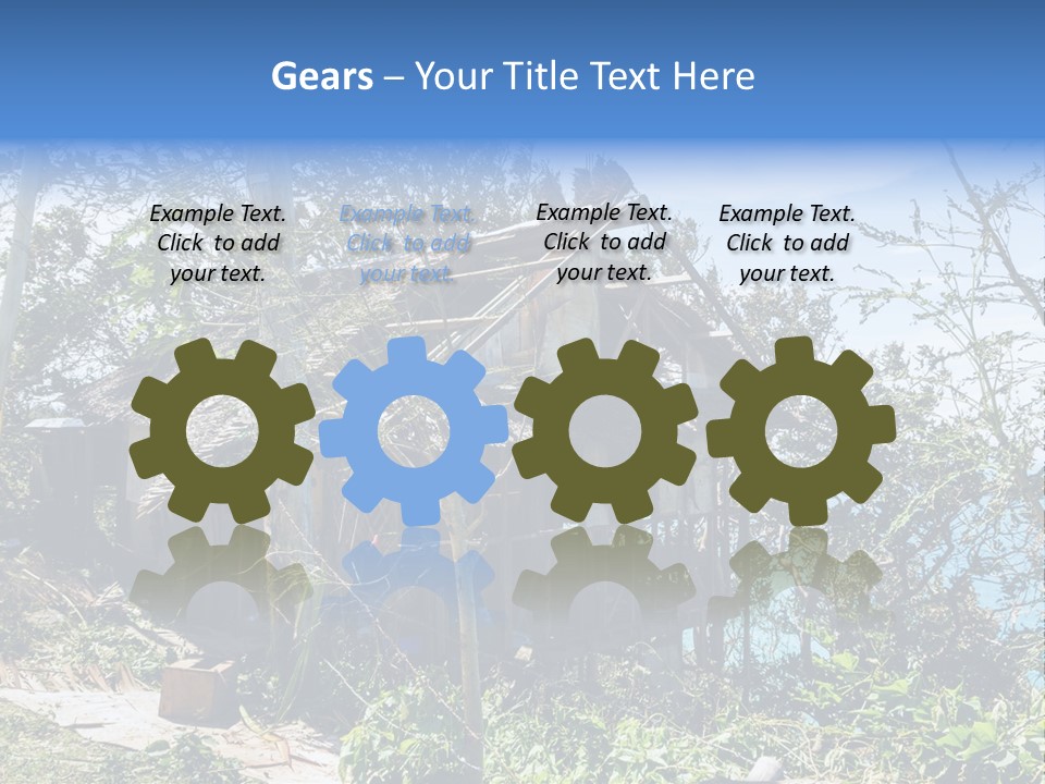 Danger Boracay Hurricane PowerPoint Template