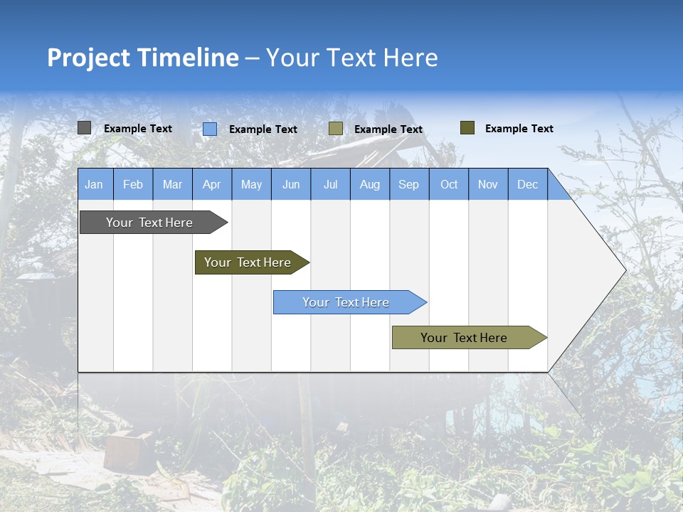 Danger Boracay Hurricane PowerPoint Template