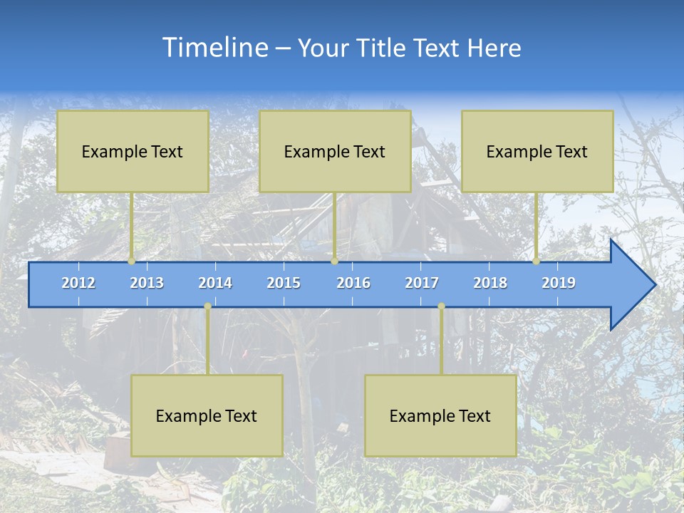 Danger Boracay Hurricane PowerPoint Template