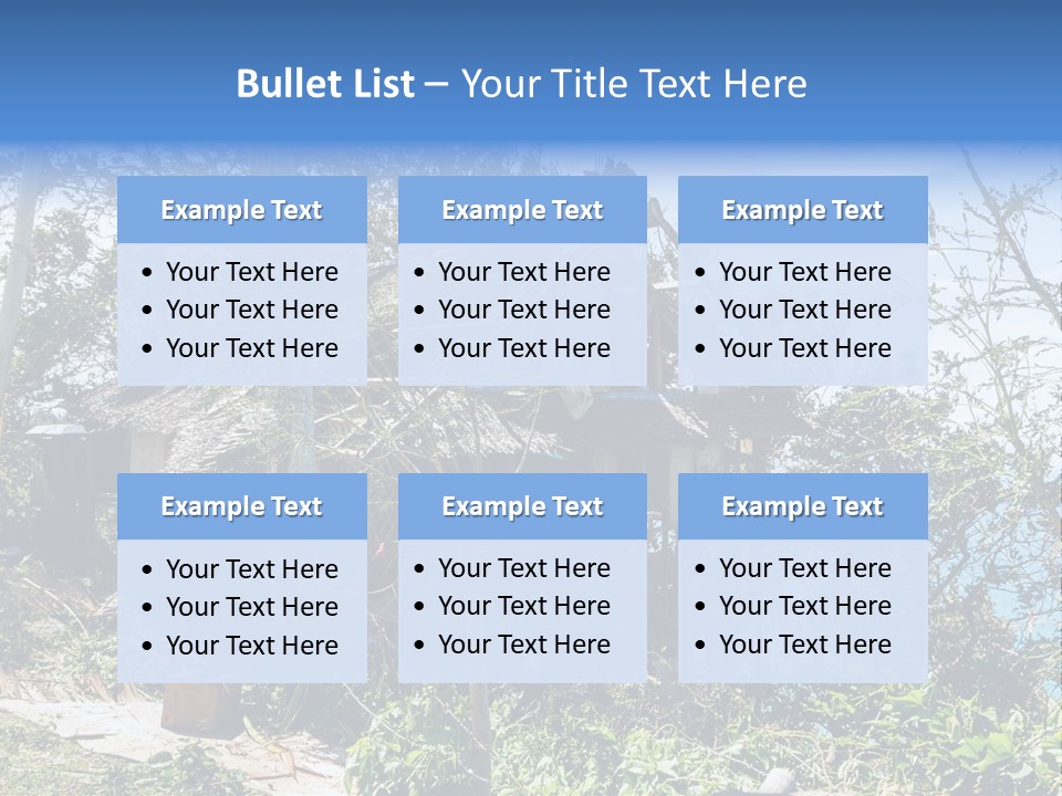 Danger Boracay Hurricane PowerPoint Template