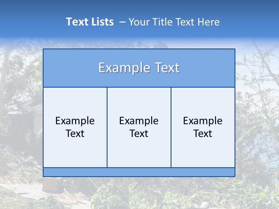 Danger Boracay Hurricane PowerPoint Template