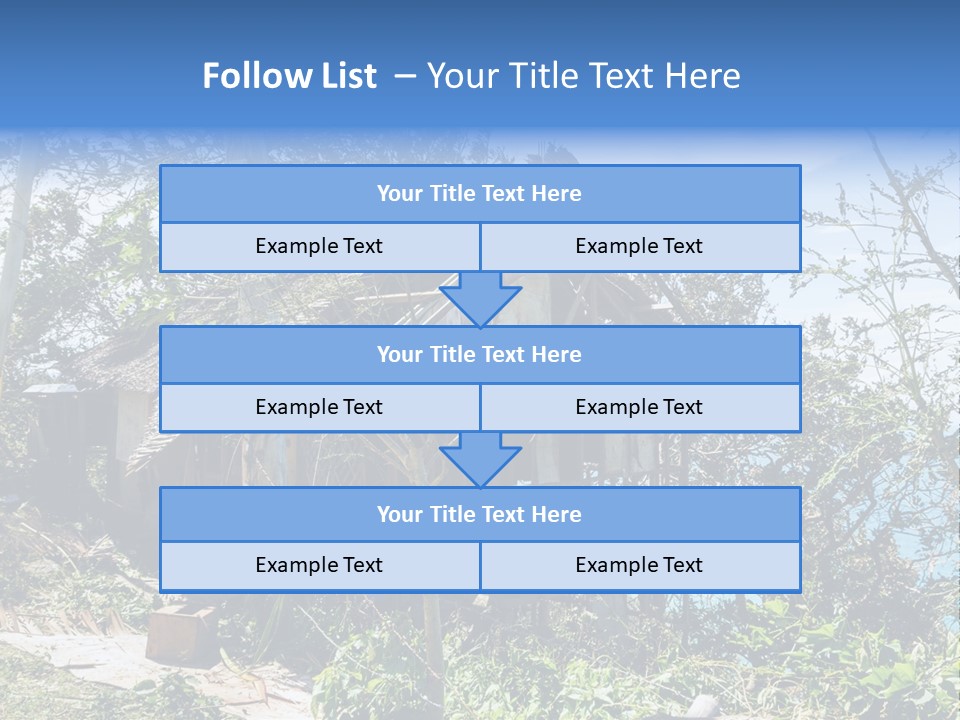 Danger Boracay Hurricane PowerPoint Template