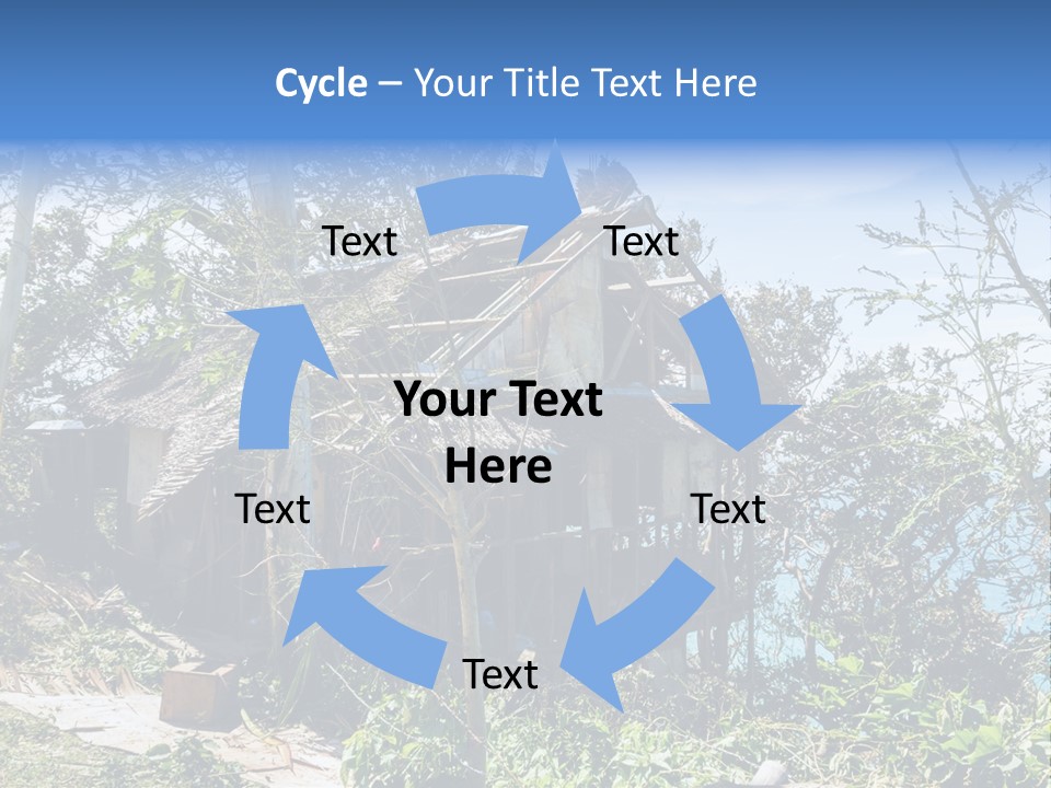 Danger Boracay Hurricane PowerPoint Template