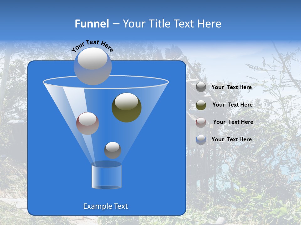 Danger Boracay Hurricane PowerPoint Template