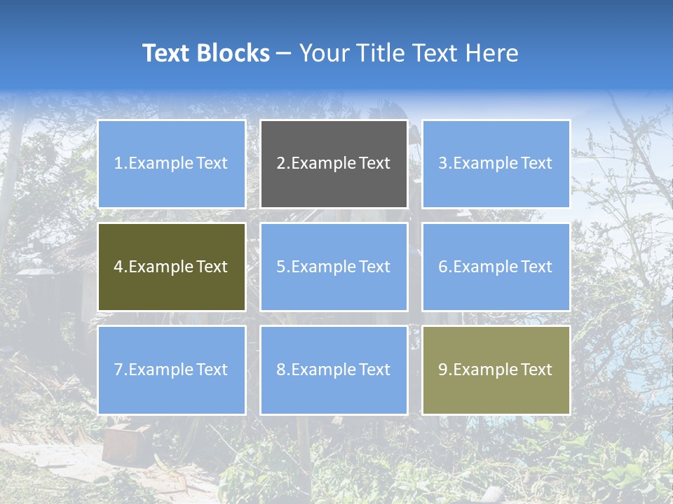 Danger Boracay Hurricane PowerPoint Template